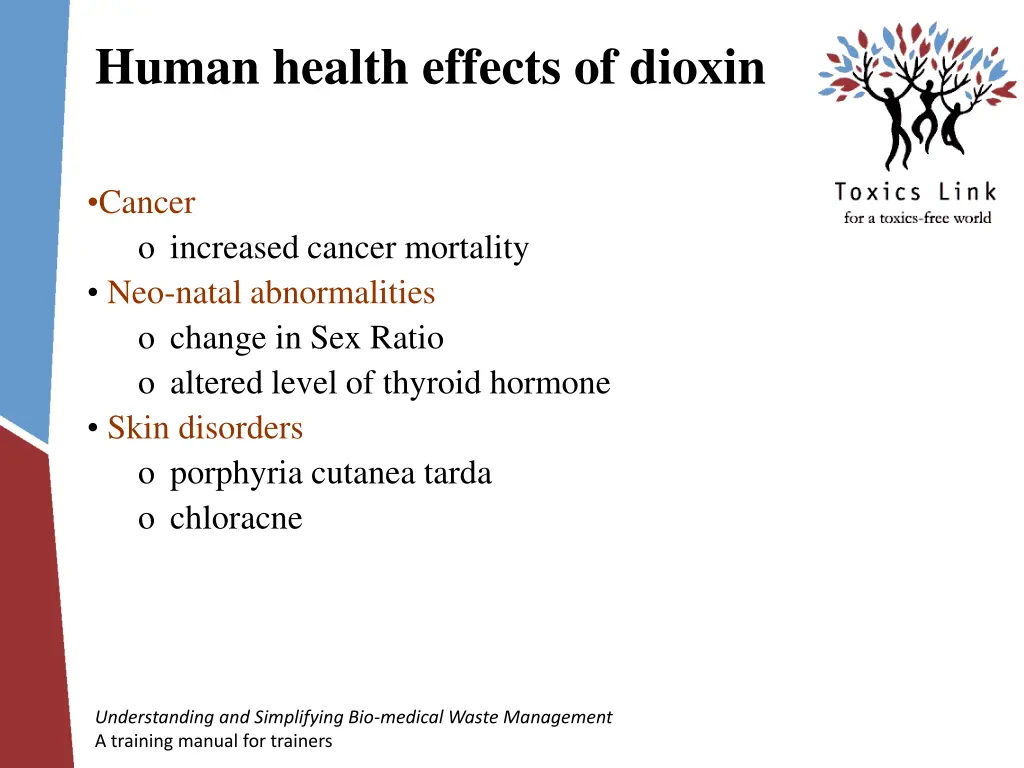 human health effects of dioxin
