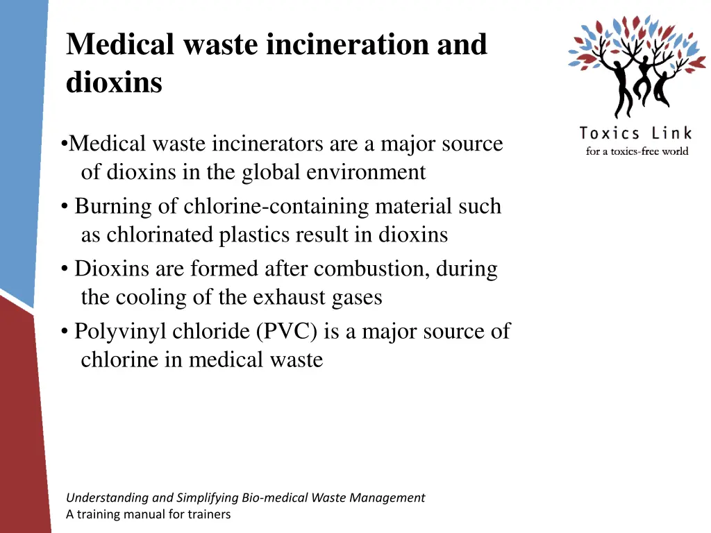 medical waste incineration and dioxins