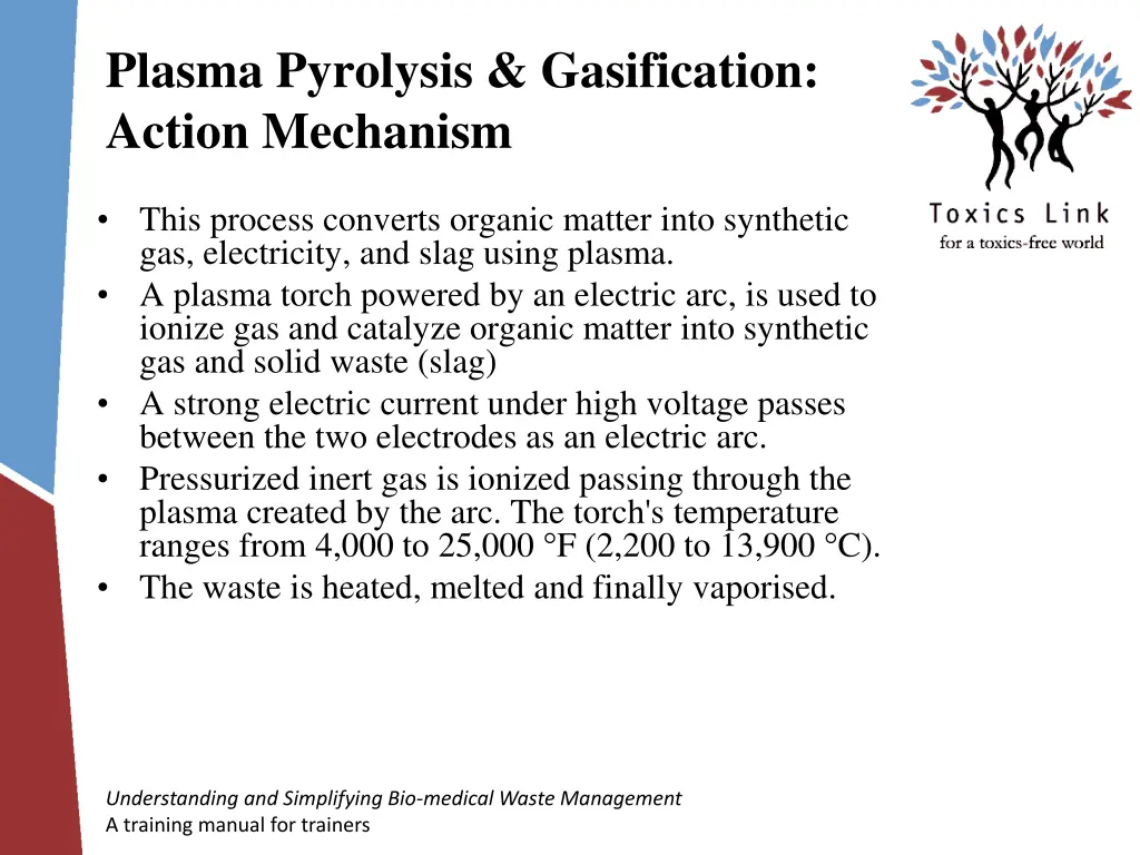 plasma pyrolysis gasification action mechanism