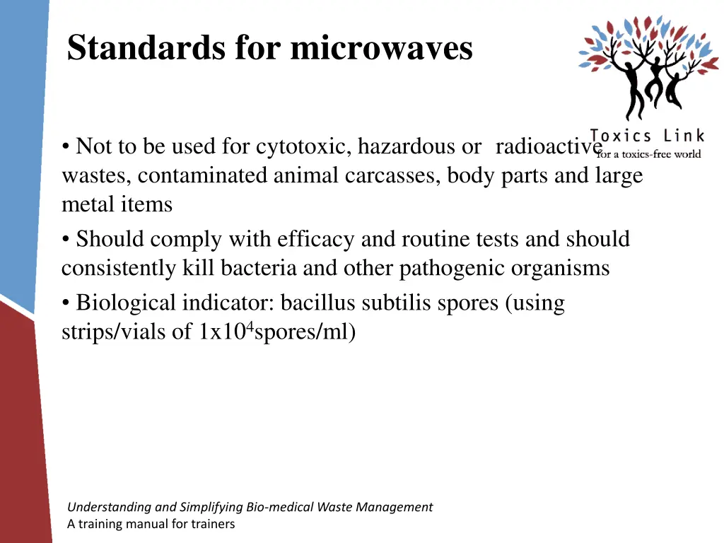 standards for microwaves