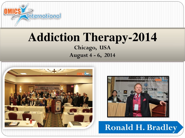 addiction therapy 2014 chicago usa august 4 6 2014