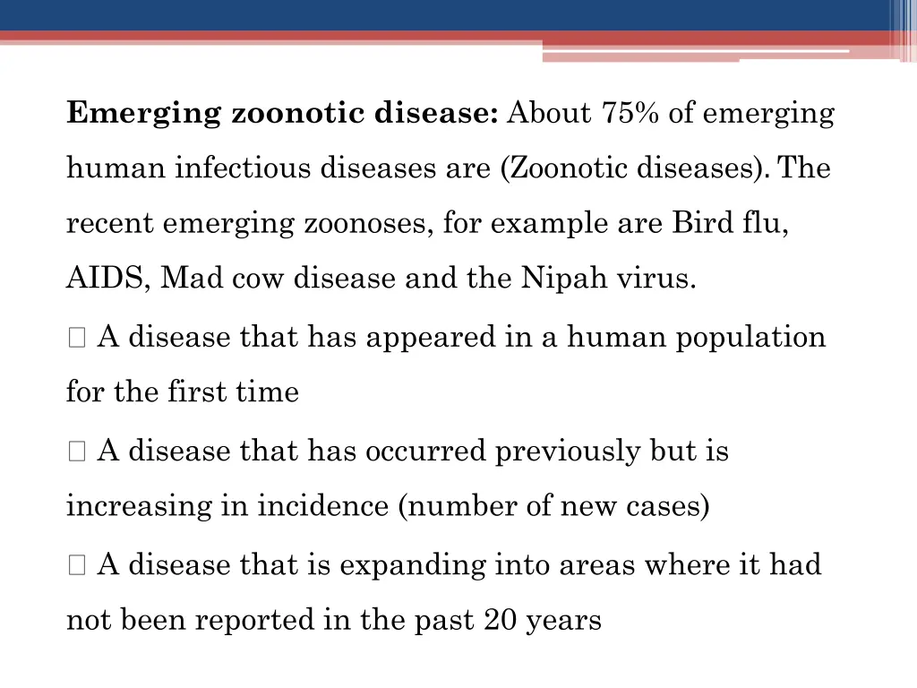 emerging zoonotic disease about 75 of emerging