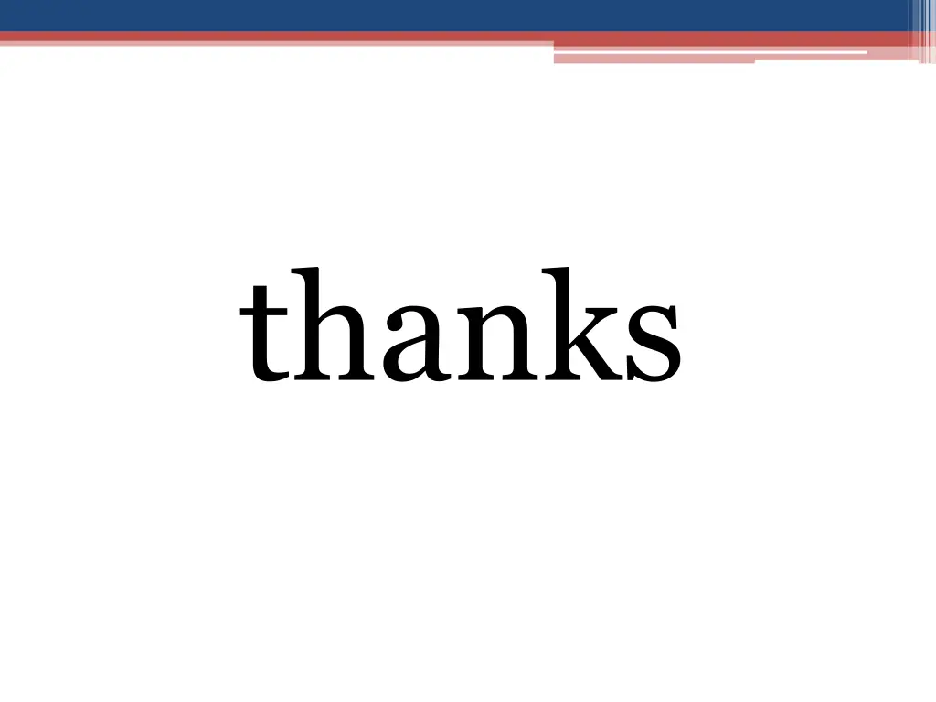 thanks