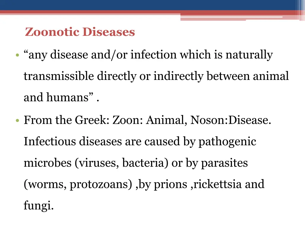 zoonotic diseases 1
