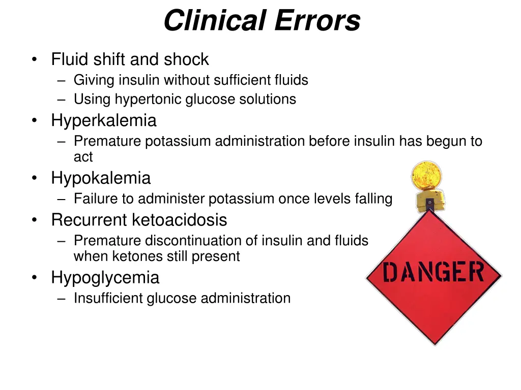 clinical errors