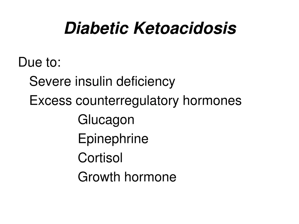 diabetic ketoacidosis