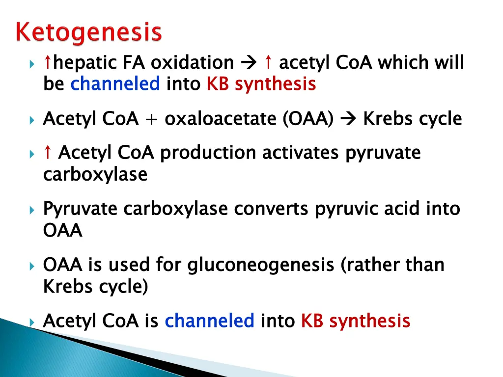 hepatic fa oxidation be acetyl coa acetyl