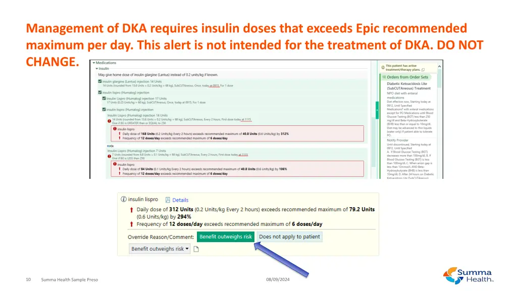 management of dka requires insulin doses that