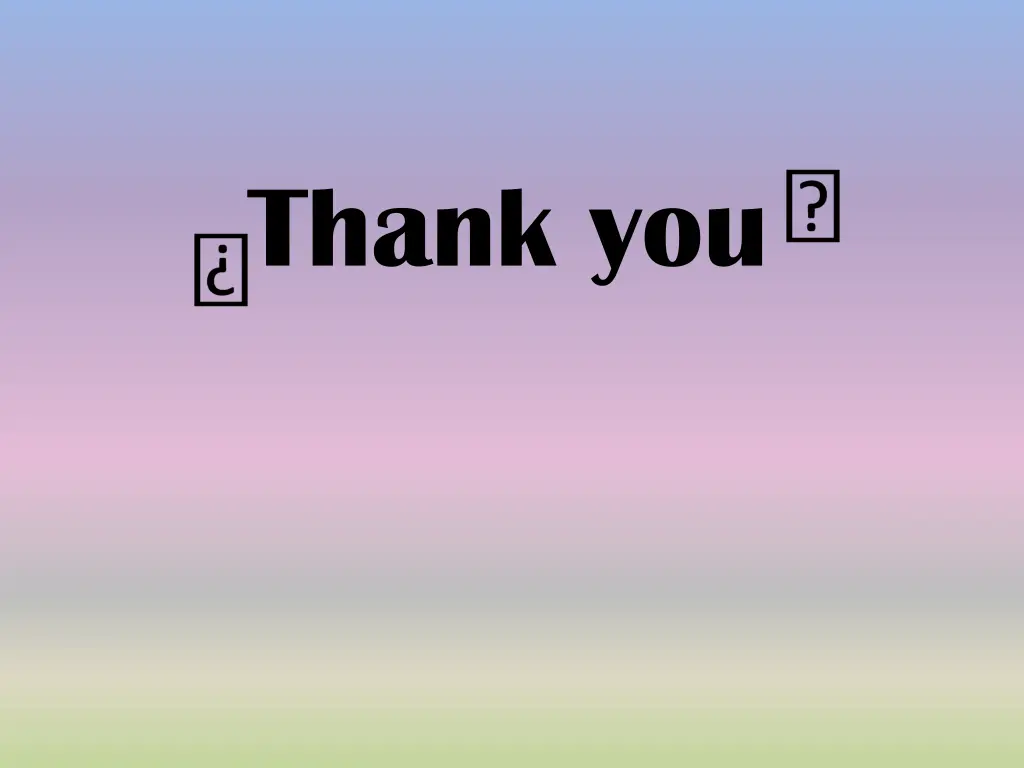 thank you