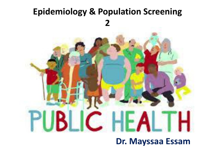 epidemiology population screening 2