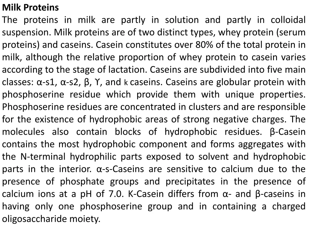 milk proteins the proteins in milk are partly