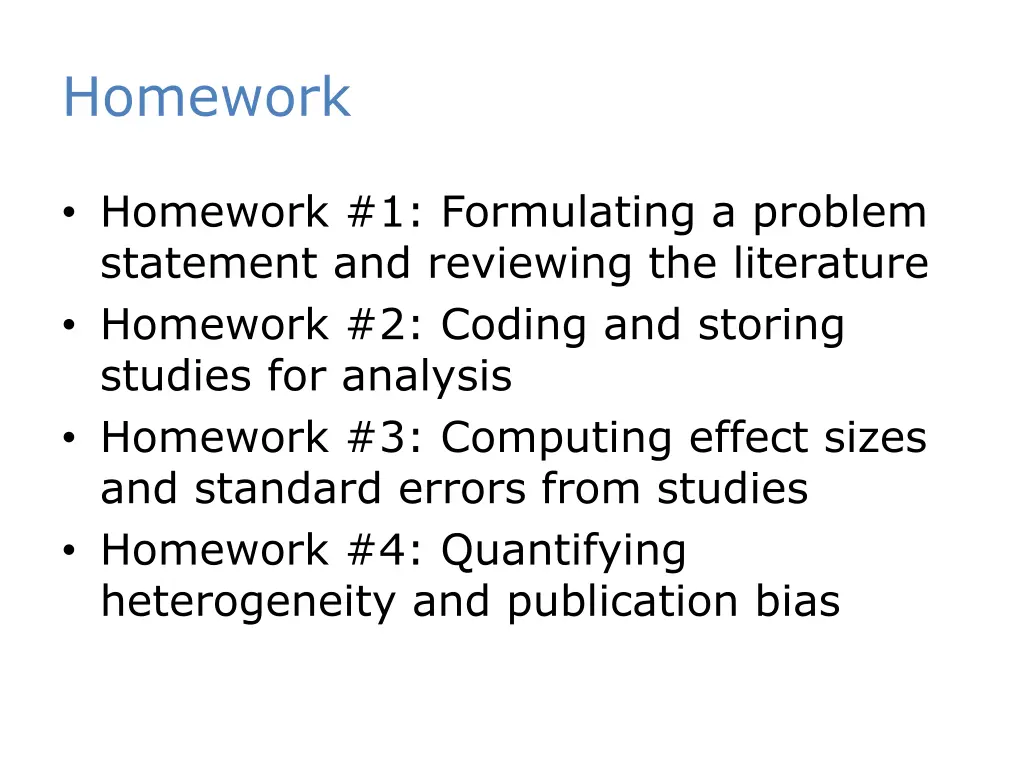 homework
