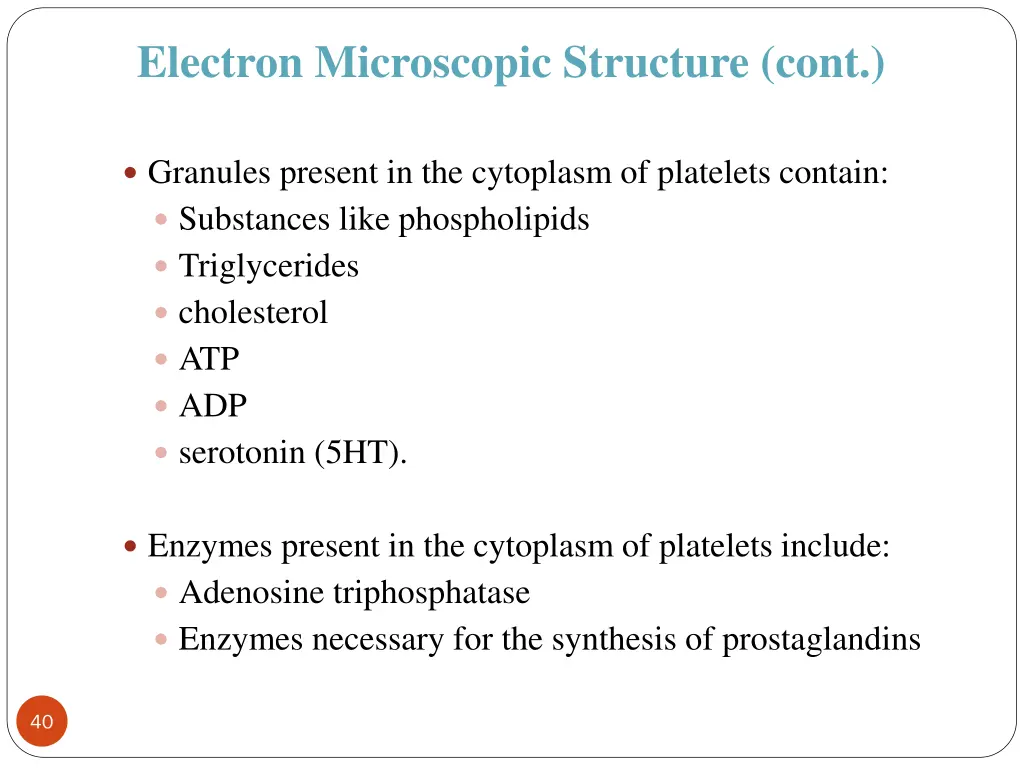 electron microscopic structure cont 2