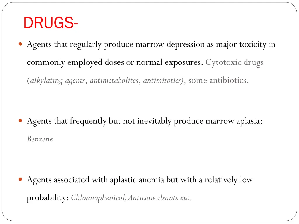 drugs
