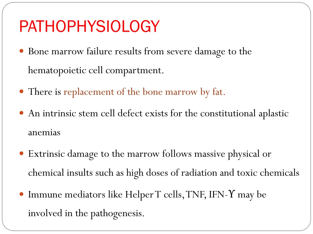 pathophysiology