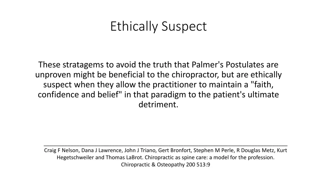 ethically suspect