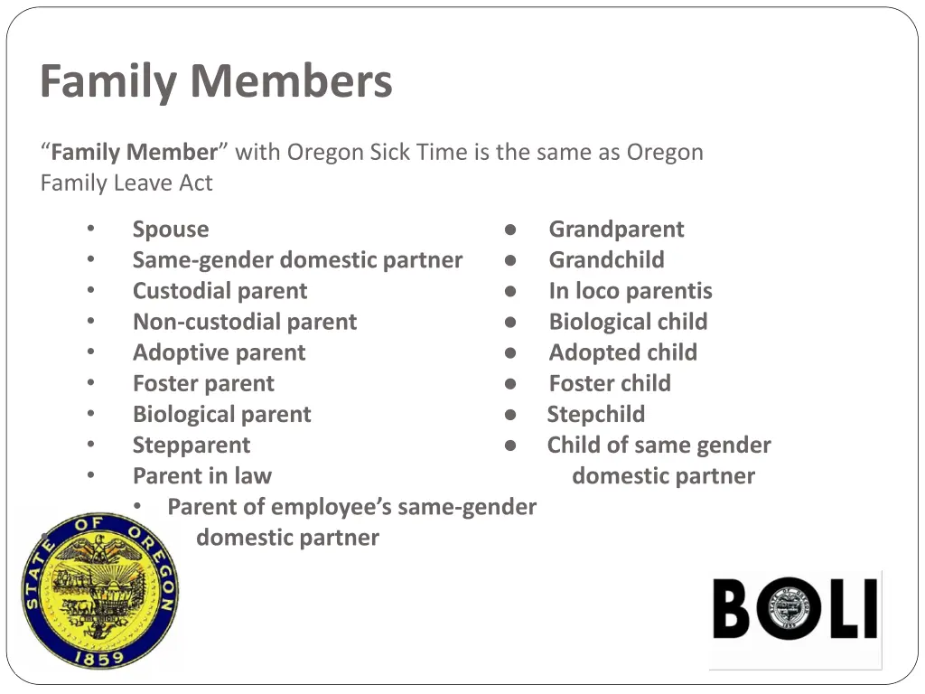 family members