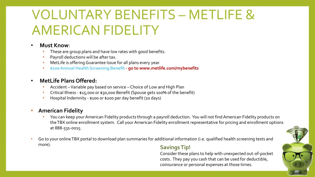 voluntary benefits metlife american fidelity