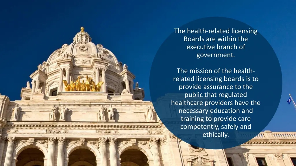 the health related licensing boards are within