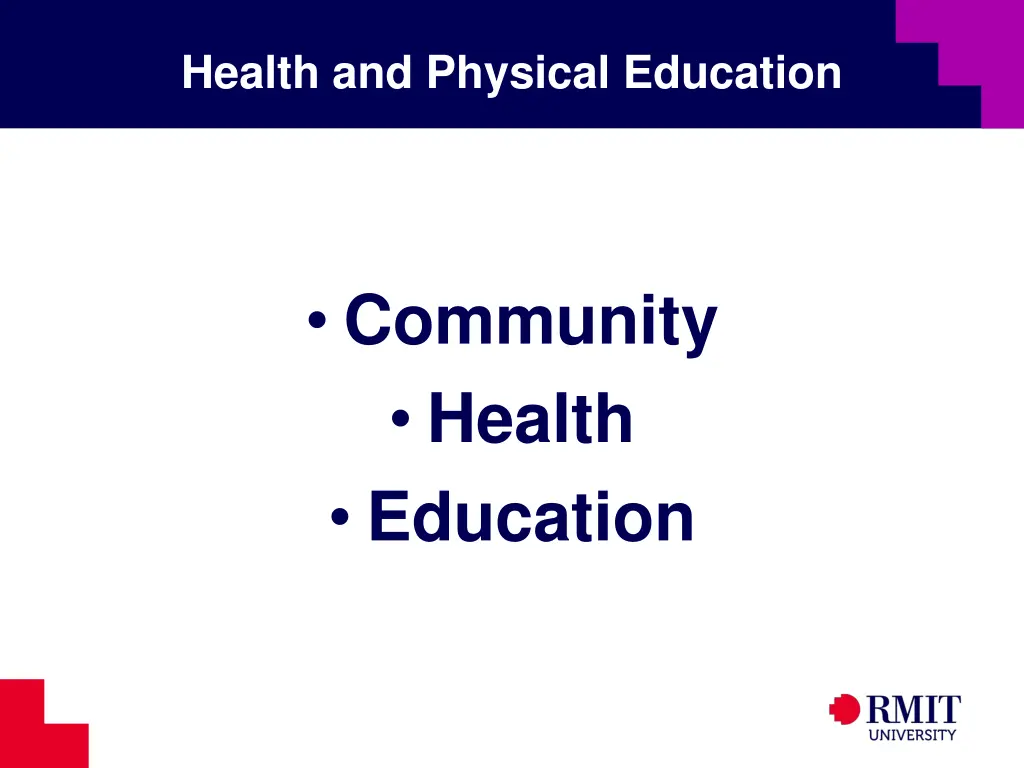 health and physical education
