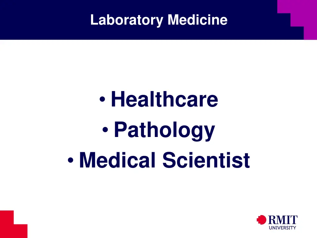 laboratory medicine