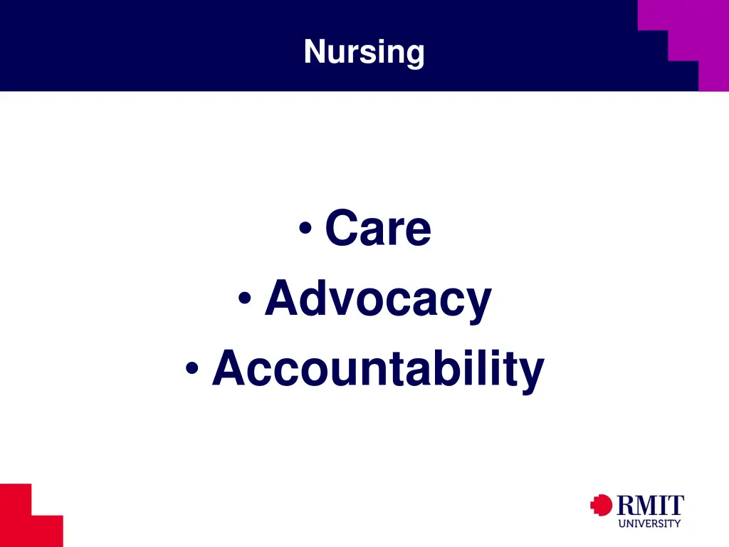 nursing