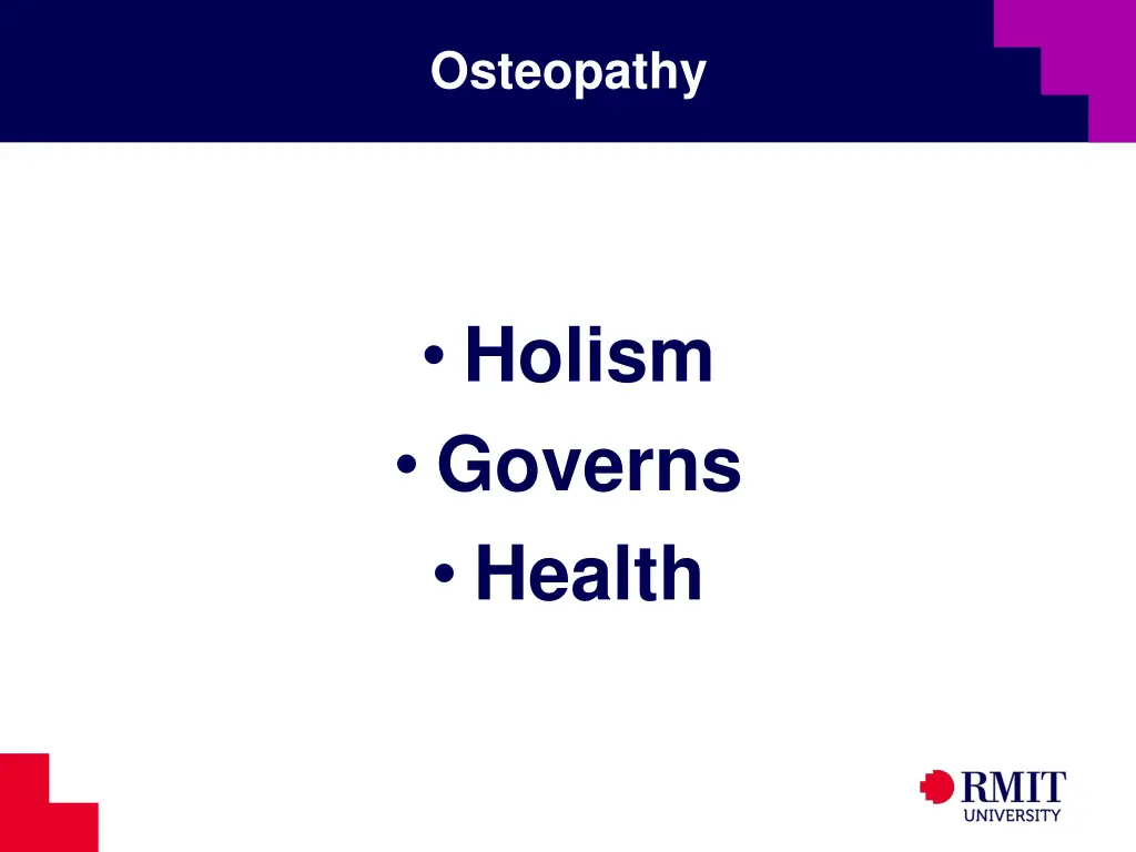 osteopathy