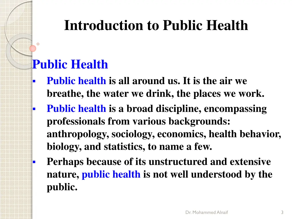introduction to public health 1
