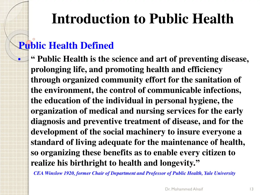 introduction to public health 10