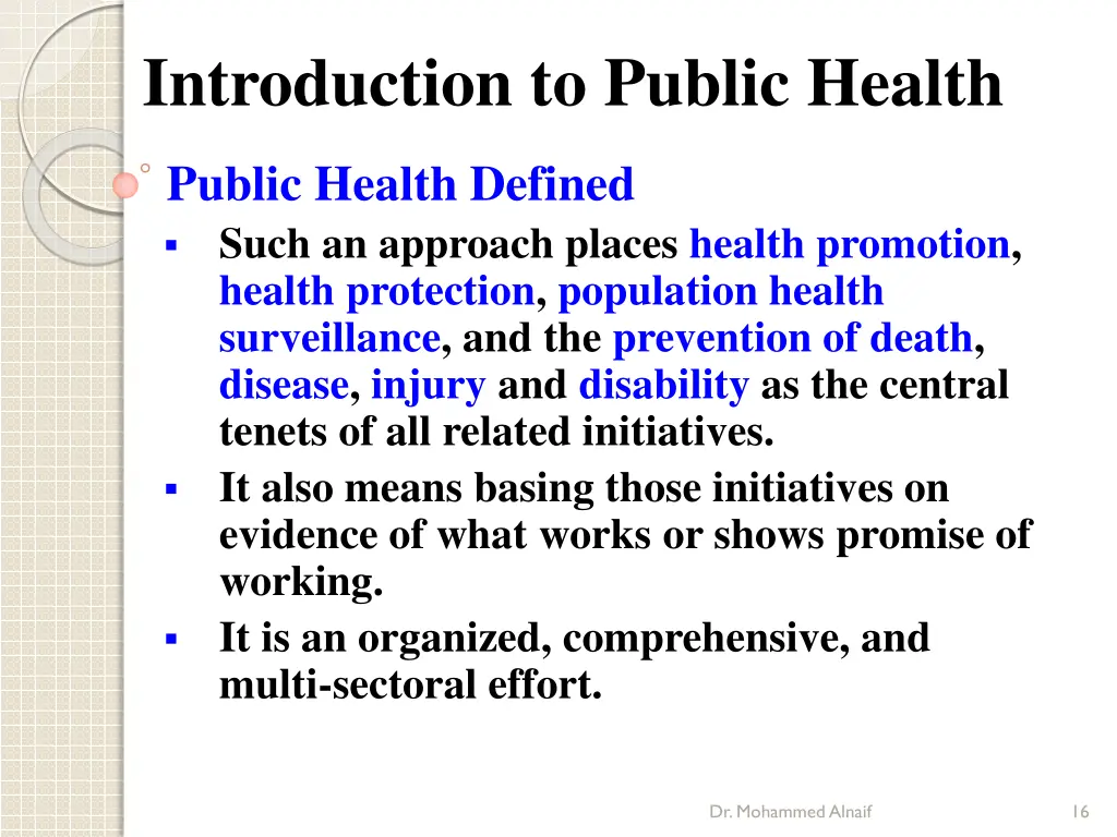 introduction to public health 13
