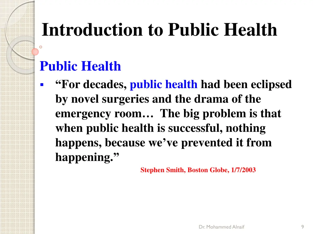 introduction to public health 6