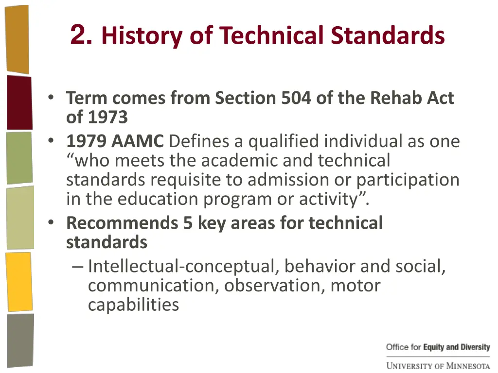 2 history of technical standards
