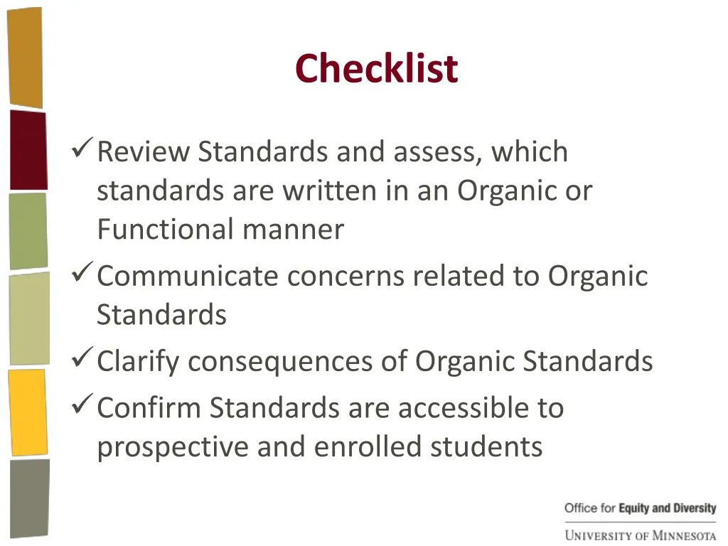 checklist