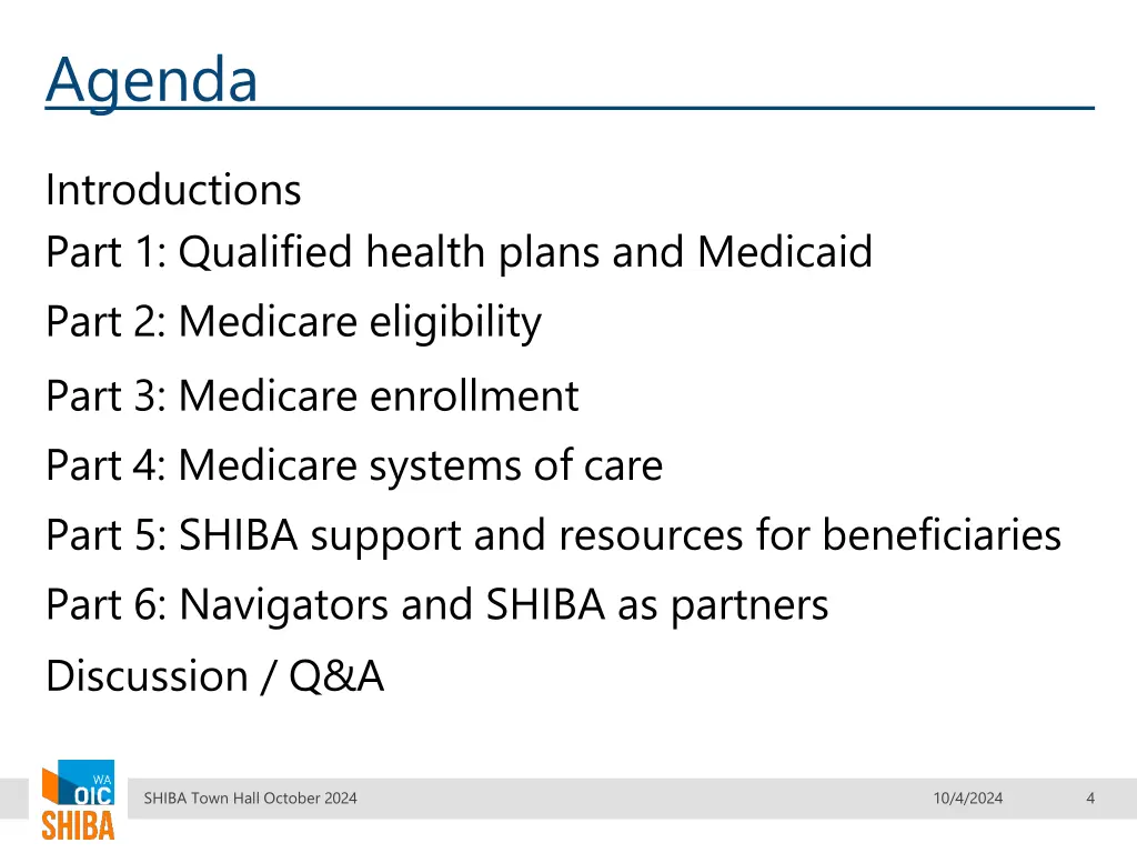 agenda