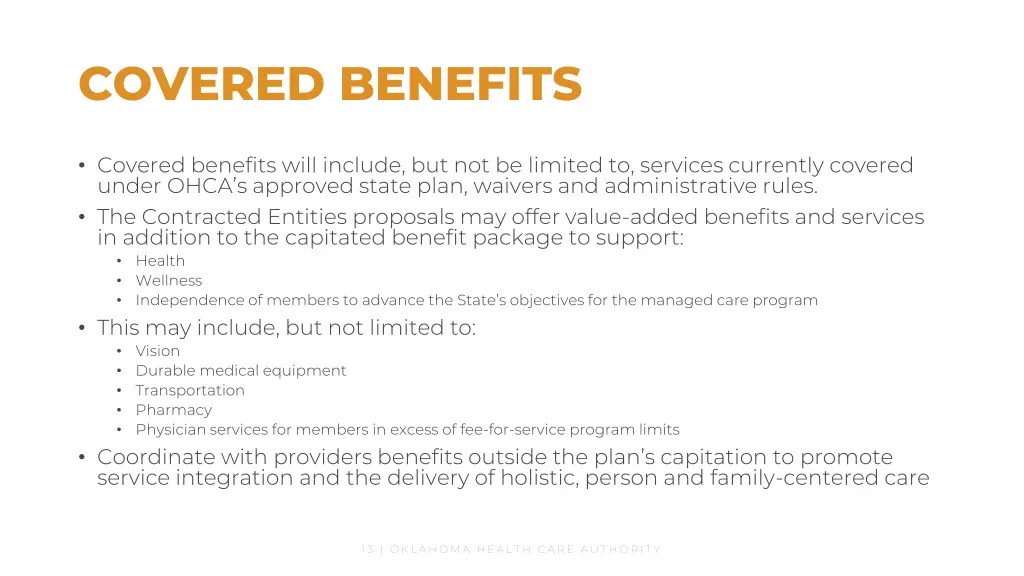 covered benefits 2