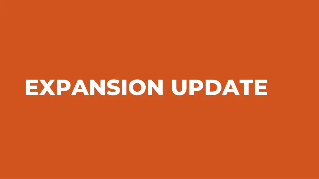 expansion update