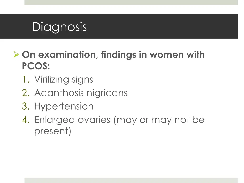 diagnosis