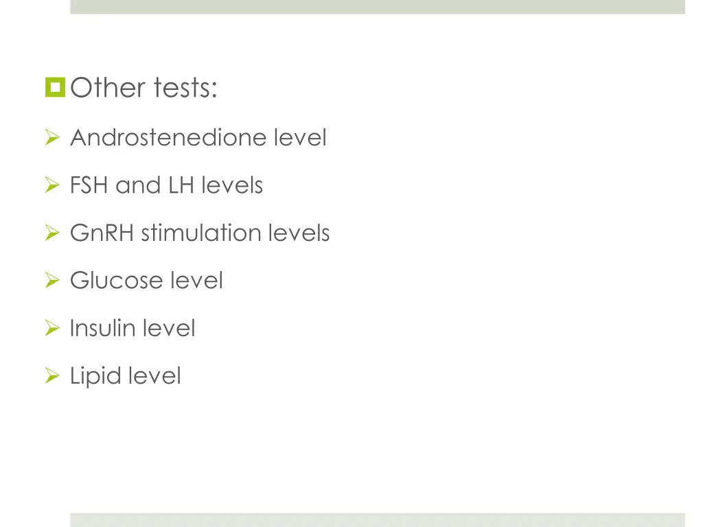 other tests