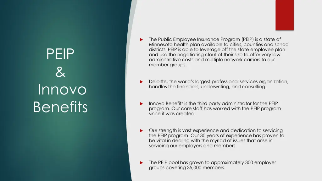 the public employee insurance program peip