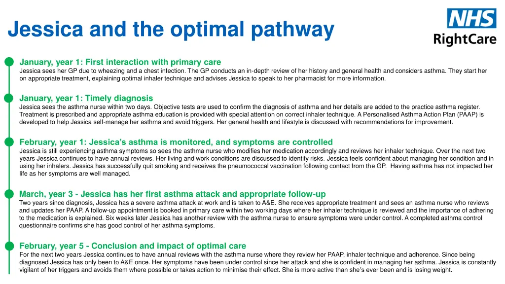 jessica and the optimal pathway