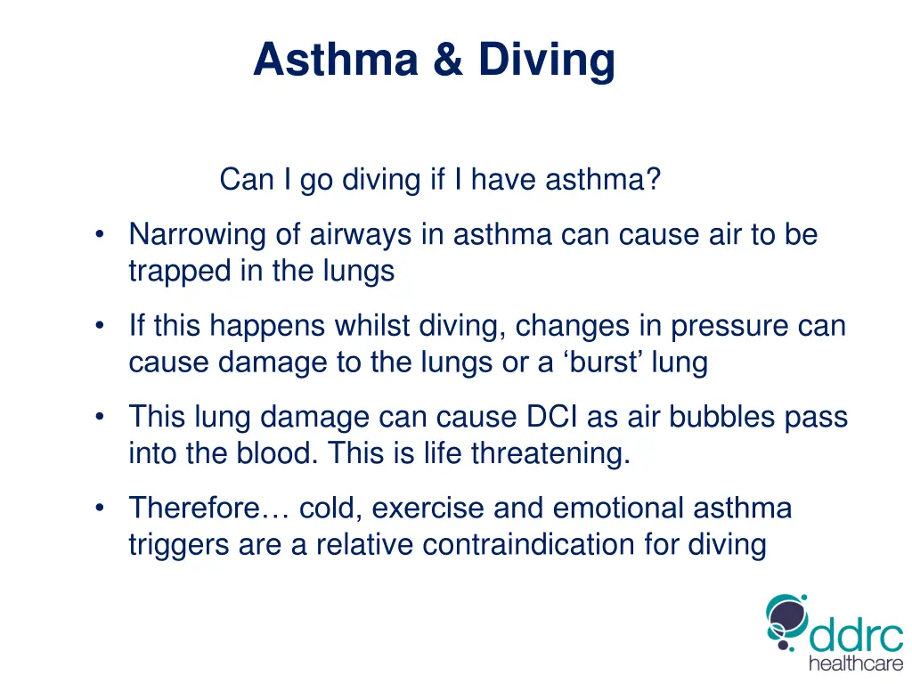asthma diving 5