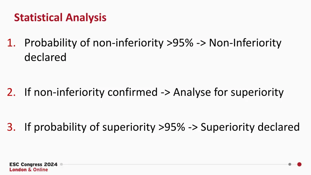 statistical analysis