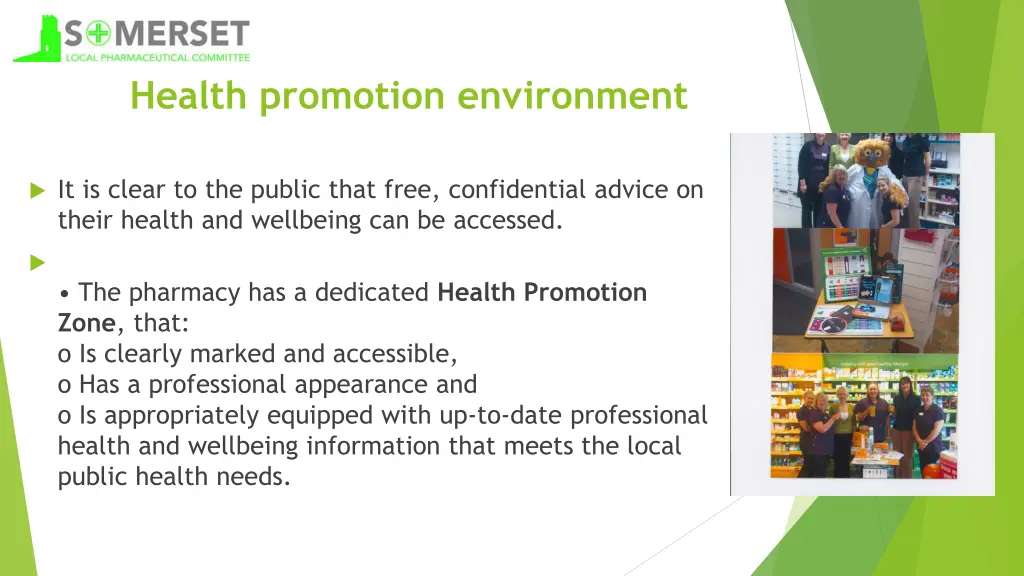 health promotion environment