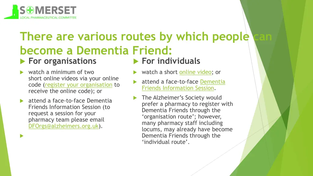 there are various routes by which people