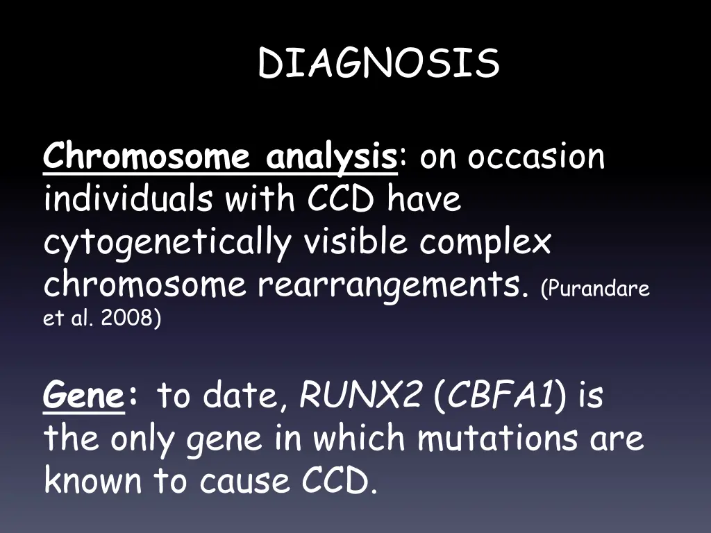 diagnosis
