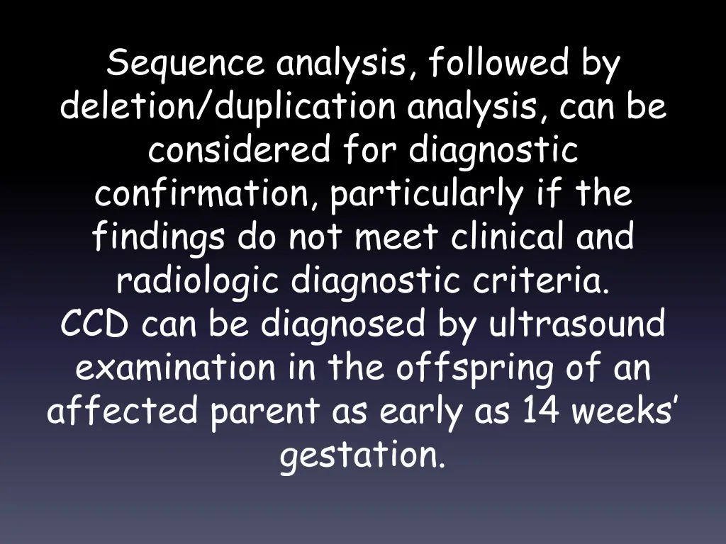 sequence analysis followed by deletion