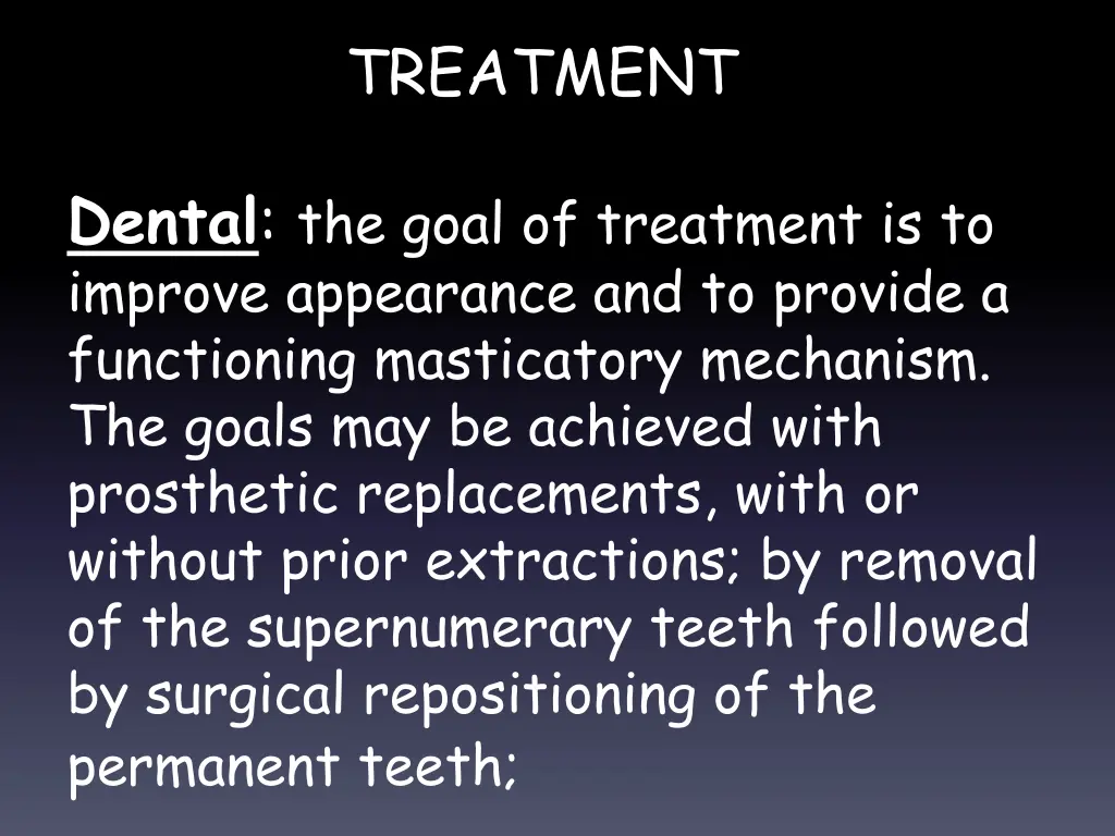 treatment