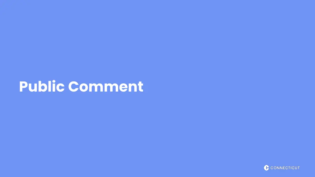 public comment
