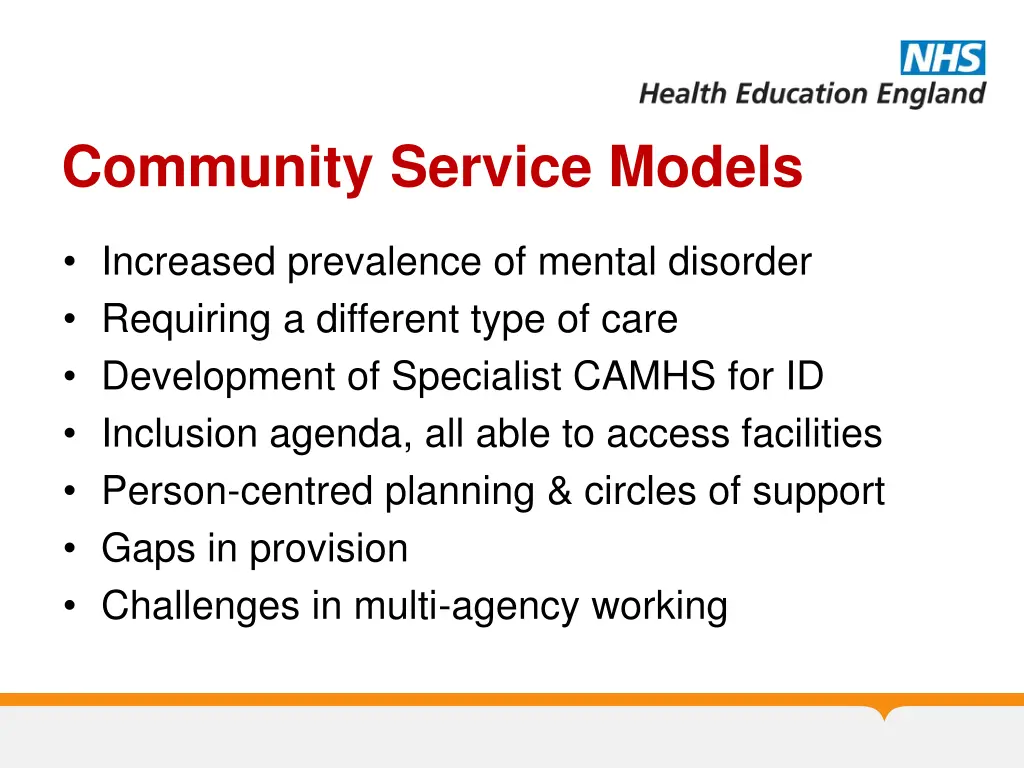 community service models