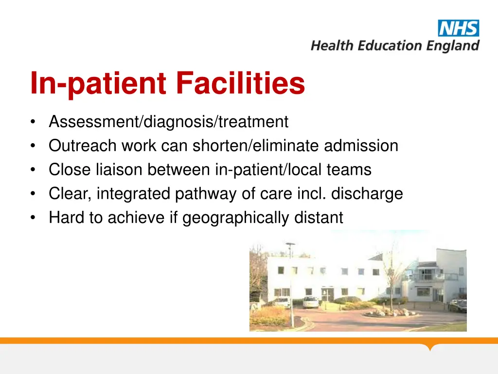 in patient facilities